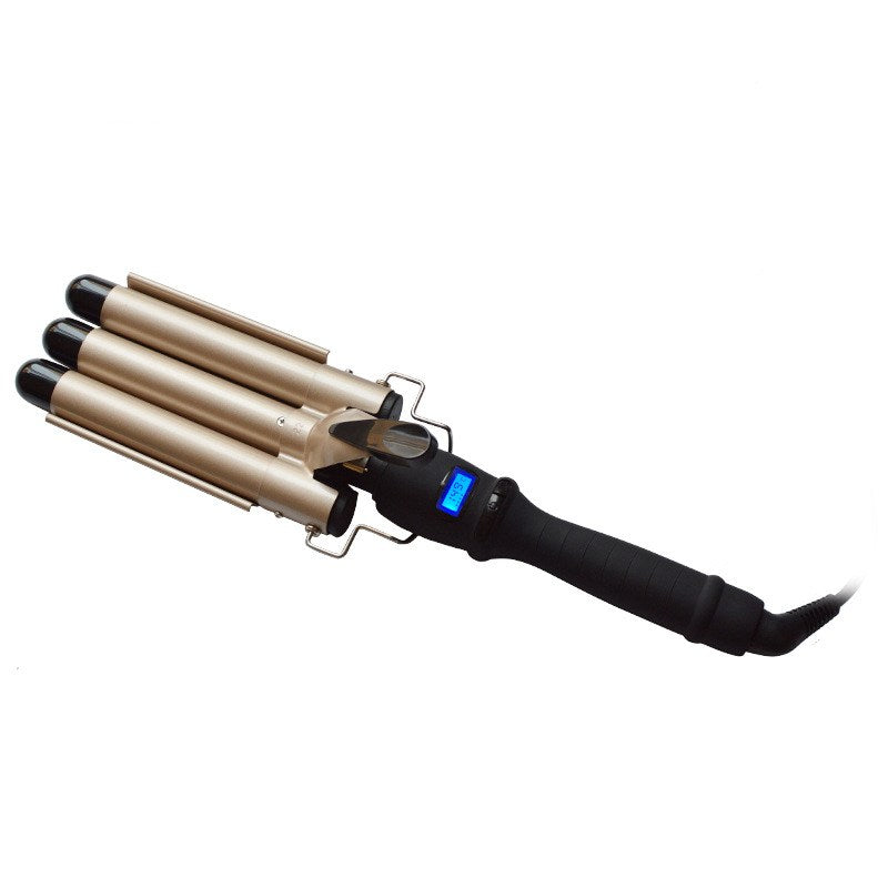 Pferd Pferd ER-19 Ei Roll Bar Nudel Kopf Drei Rohre Curlers Wasser Welligkeit Kleine Lockige Haar Klebt Große volumen Dauerwelle Zangen