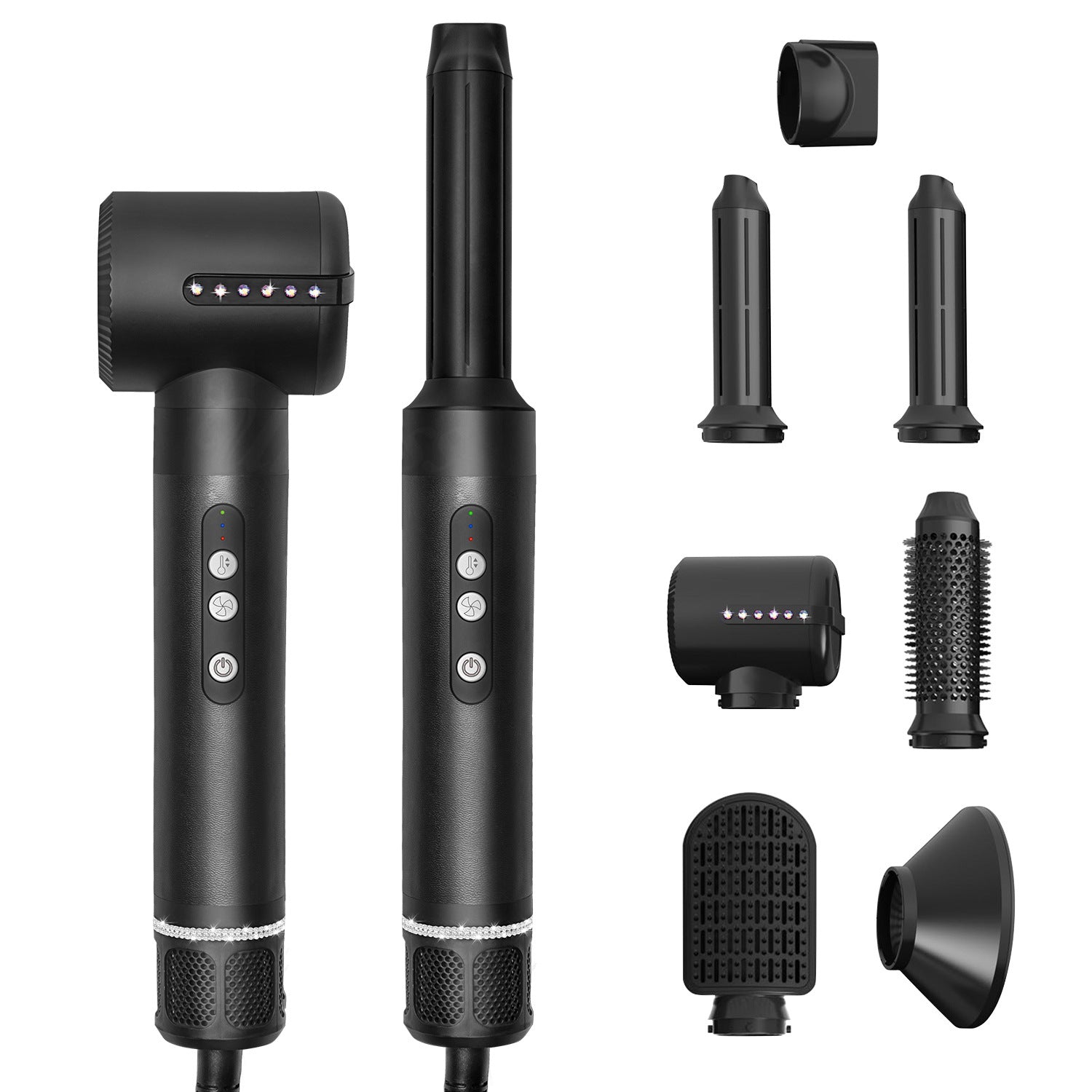 Locken wickler Haar bläst Kamm sieben in einer heißen Luft