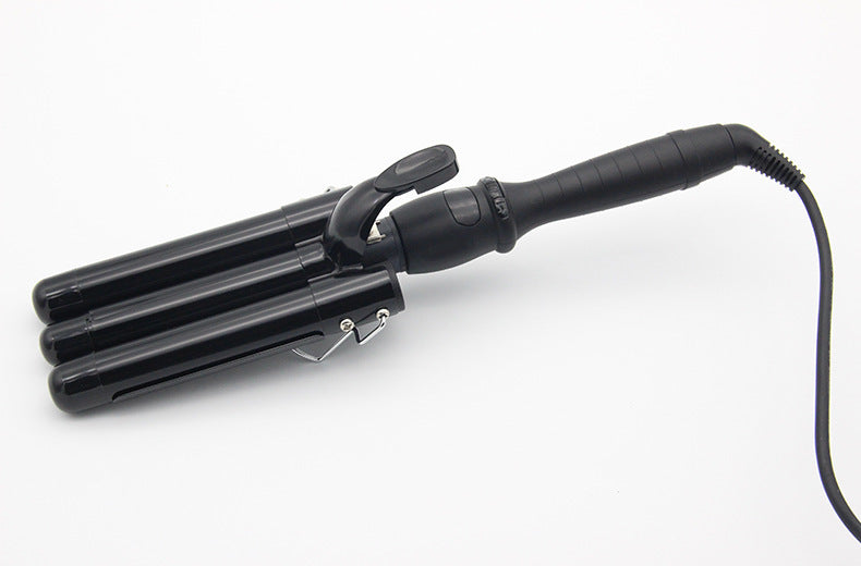 Pferd Pferd ER-19 Ei Roll Bar Nudel Kopf Drei Rohre Curlers Wasser Welligkeit Kleine Lockige Haar Klebt Große volumen Dauerwelle Zangen